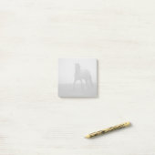 Blue Roan Mist - 3" x 3" Notizen (Auf Schreibtisch)