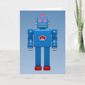 Blue Robot 02 Karte