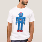 Blue Robot 02 T-Shirt (Vorderseite)