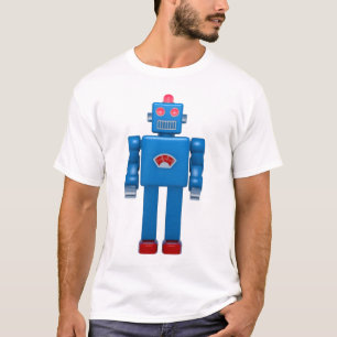 Blue Robot 02 T-Shirt