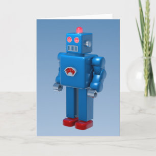 Blue Robot Karte