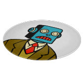 Blue Robot Schneidebrett (Ecke)
