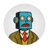 Blue Robot Schneidebrett (Vorderseite)