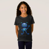 Blue Robot T-Shirt (Vorne ganz)