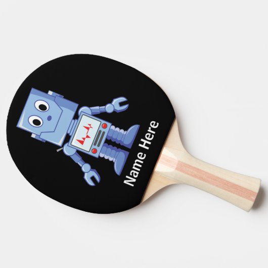 Blue Robot Tischtennis Schläger (Seitenansicht)