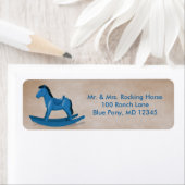 Blue Rocking Horse Baby Boy Custom (Insitu)