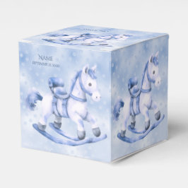 Blue Rocking Horse Fevor Box Geschenkschachtel