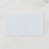 Blue Rocking Pferd Baby Boy Dusche Windeln Raffle Begleitkarte (Rückseite)