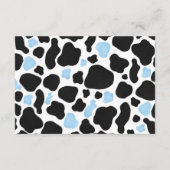 Blue Rodeo Cowboy Wild West Books for Baby Begleitkarte (Rückseite)