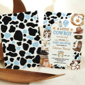 Blue Rodeo Wild West Cowboy Boy Baby Dusche Einladung