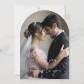 Blue Romantic Classic Personalized  Einladung (Rückseite)