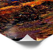 Blue Roofs of Rouen, Paul Gauguin Malerei Poster (Ecke)