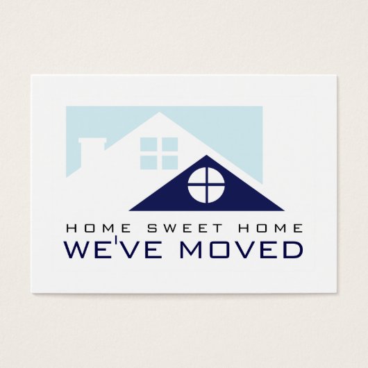 Blue Rooftop, Änderung der Adresskarte (Vorderseite)