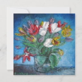 Blue Room Tulip Blume Bouquet in einer Vase