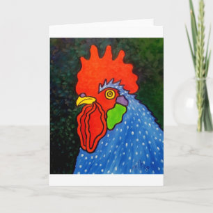 Blue Rooster 14 Karte