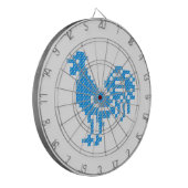Blue Rooster Dartscheibe (Vorderseite Links)