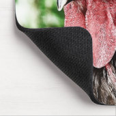 Blue Rooster Digital Art Mousepad (Ecke)