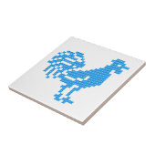 Blue Rooster Fliese (Seite)