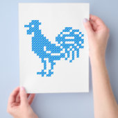 Blue Rooster Flyer (Hand)