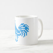 Blue Rooster Kaffeetasse (VorderseiteRechts)