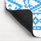 Blue Rooster Kreuzstich Mousepad (Ecke)
