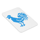 Blue Rooster Magnet (Rechte Seite)
