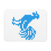 Blue Rooster Magnet (Horizontal)