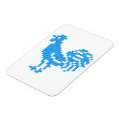Blue Rooster Magnet (Linke Seite)