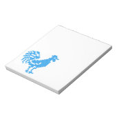 Blue Rooster Notizblock (Rotiert)