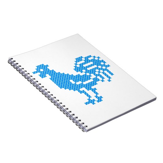Blue Rooster Notizblock (Rechte Seite)