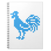 Blue Rooster Notizblock (Vorderseite)