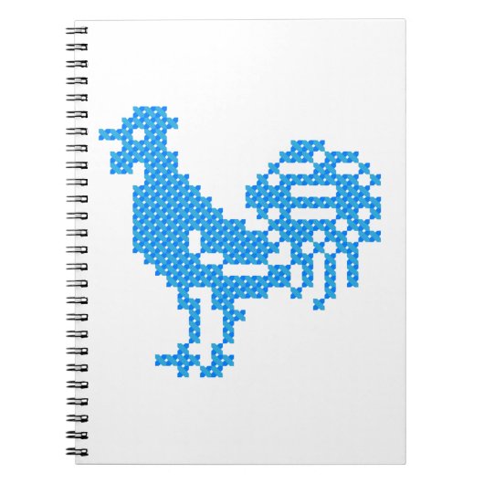 Blue Rooster Notizblock (Vorderseite)