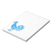 Blue Rooster Notizblock (Rotiert)
