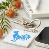 Blue Rooster Schlüsselanhänger (Vorderseite rechts)