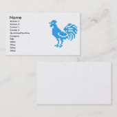 Blue Rooster Visitenkarte (Vorne/Hinten)