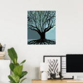 Blue Roots Poster (Heimbüro)