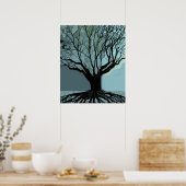 Blue Roots Poster (Küche)