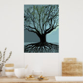 Blue Roots Poster (Küche)