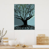 Blue Roots Poster (Küche)