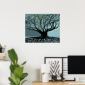 Blue Roots Poster (Heimbüro)