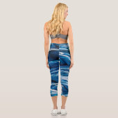 Blue Rope Capri Leggings (Rückseite)