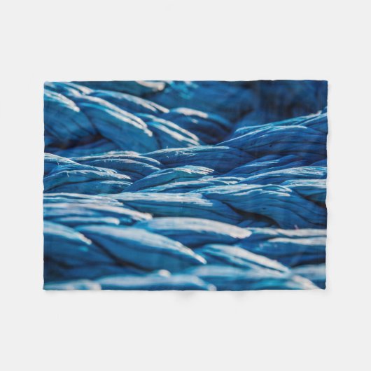 Blue Rope Fleecedecke (Vorderseite (Horizontal))