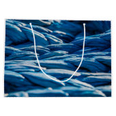 Blue Rope Große Geschenktüte (Rückseite)