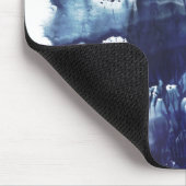 Blue Rorschach Mouse Pad Mousepad (Ecke)