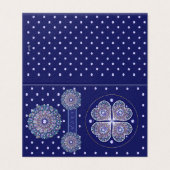 Blue Rosace (Außenseite Aufgefaltet)