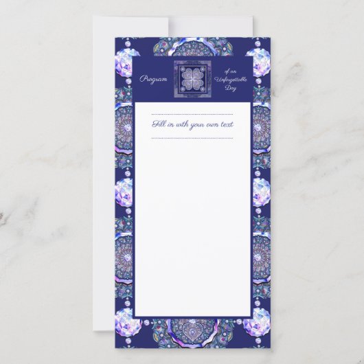 Blue Rosace (Vorderseite)