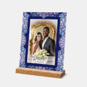 Blue Rosace Acrylschild (Winkel)