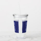 Blue Rosace Acryltrinkbecher (Links)