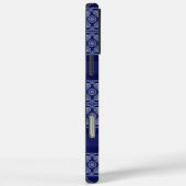 Blue Rosace Case-Mate iPhone Hülle (Rückseite / Rechts)