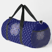 Blue Rosace Duffle Bag (Rechte Ecke)